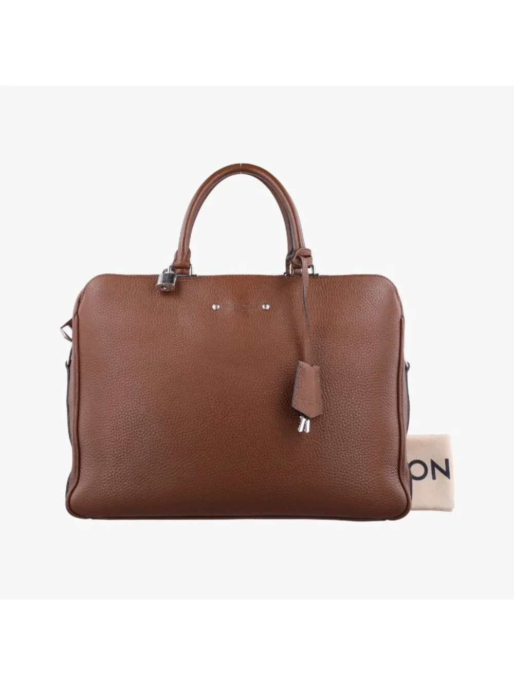 Louis Vuitton Alma Briefcase MM Abanu Taurillon Leather
